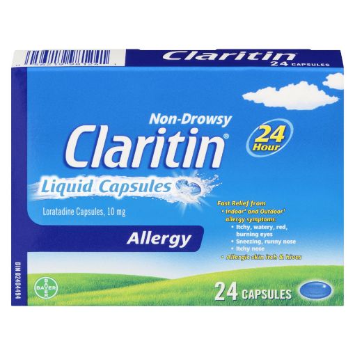 Picture of CLARITIN LIQUID CAPSULES 24S