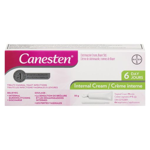 Picture of CANESTEN 6-DAY VAGINAL CREAM 1% 50GR