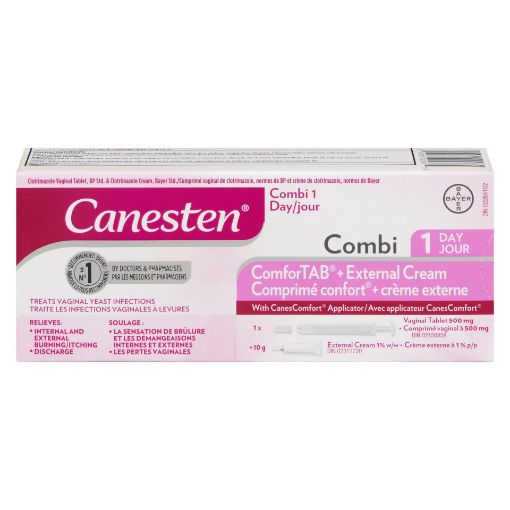 Picture of CANESTEN 1-DAY COMBI-PAK 500MG