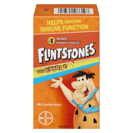 Picture of FLINTSTONES MULTIVITAMIN W/VIT C TABLET 60S