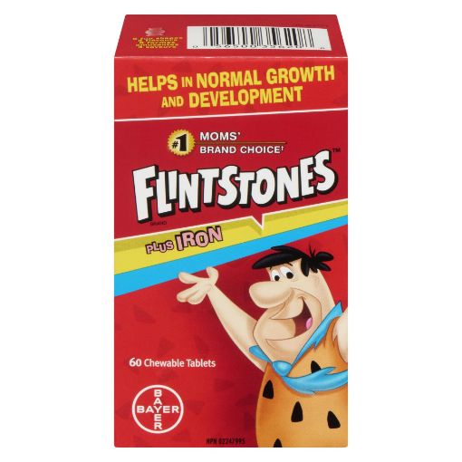 Picture of FLINTSTONES MULTIVITAMIN PLUS IRON TABLET 60S