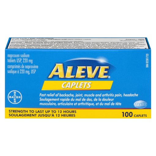 Picture of ALEVE NAPROXEN SODIUM CAPLET 220MG 100S