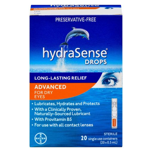 Picture of HYDRASENSE EYE VIALS 20X0.5ML