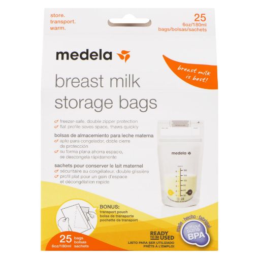 Picture of MEDELA BREASTMILK STORAGE BAGS 25S               