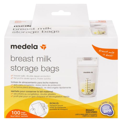 Picture of MEDELA BREAST MILK STORAGE BAGS 100S