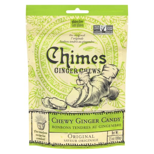 Picture of CHIMES GINGER CHEWS - ORIGINAL 100GR