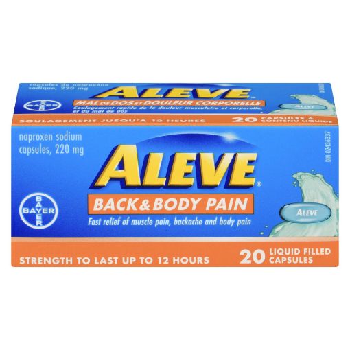 Picture of ALEVE BACK and BODY LIQUID GELS 20S
