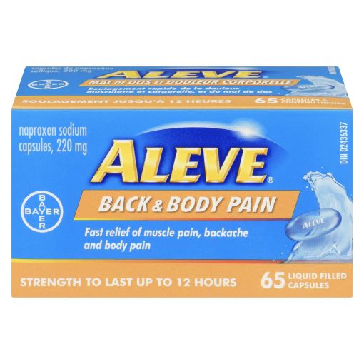 Picture of ALEVE BACK and BODY LIQUID GELS 65S