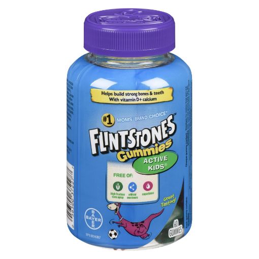 Picture of FLINTSTONES GUMMIES ACTIVE KIDS 60S