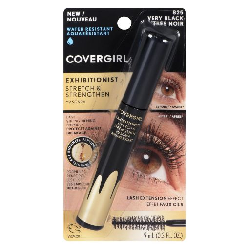 Picture of COVERGIRL EXHIBITIONIST STRETCH and STRENGTH MASCARA - VERY BLACK - WP