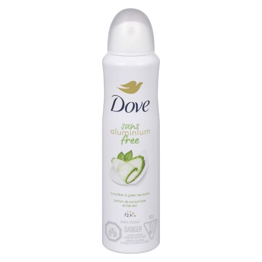 Picture of DOVE DEODORANT SPRAY - CUCUMBER + GREEN TEA 113GR