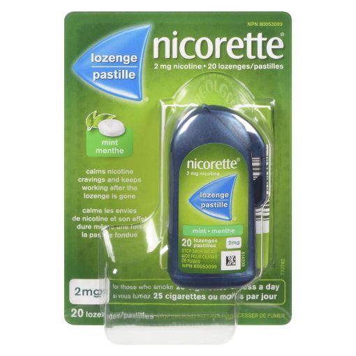 Picture of NICORETTE LOZENGE - MINT 2MG 20S                                           