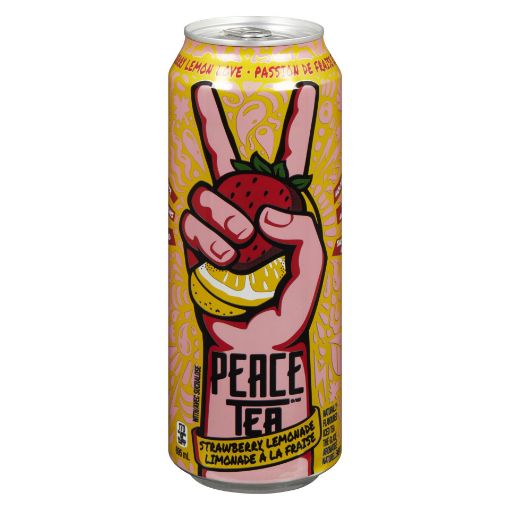 Picture of PEACE TEA ICED TEA - STRAWBERRY LEMONADE 695ML