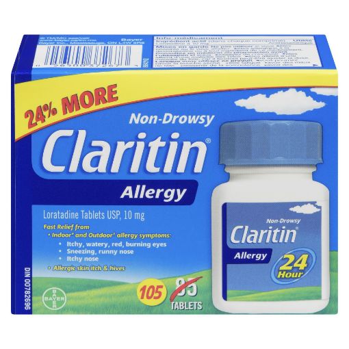 Picture of CLARITIN ALLERGY TABLET BONUS 85+20S