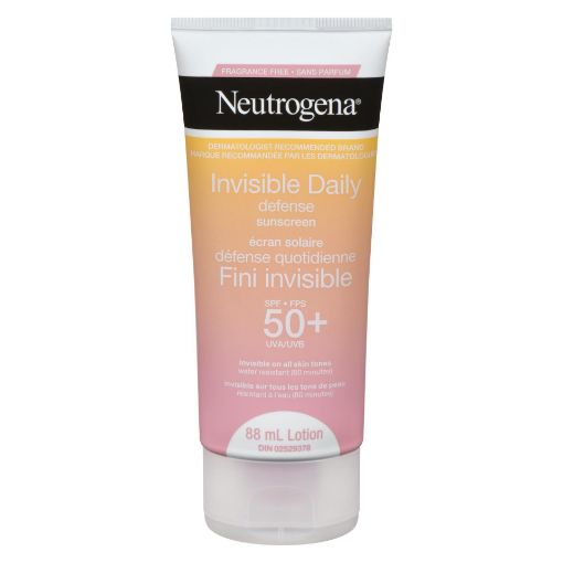 Picture of NEUTROGENA INVISIBLE DAILY DEFENSE SUNSCREEN LOTION SPF50 FRAGR. FREE 88ML