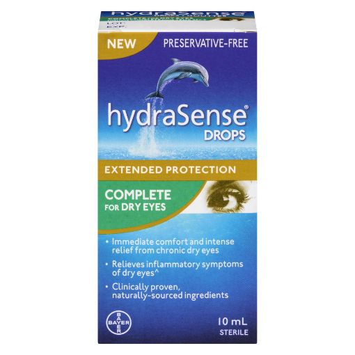 Picture of HYDRASENSE COMPLETE DRY EYE DROPS 10ML