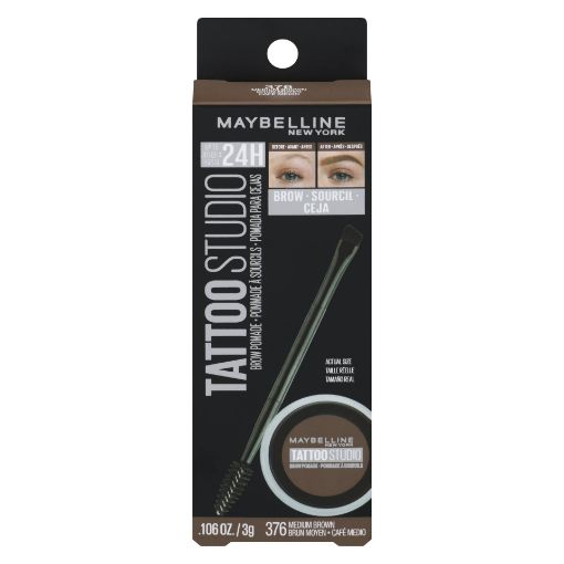 Picture of MAYBELLINE TATTOO STUDIO BROW POMADE - MEDIUM STUDIO BROWN 2.3G            
