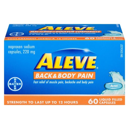 Picture of ALEVE BACK and BODY LIQUID GELS 60S