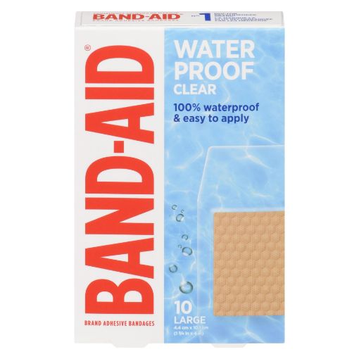 Picture of BAND-AID BANDAGES - WATERPROOF - LARGE 10S