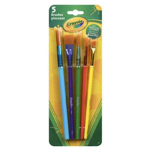 Picture of CRAYOLA PREMIUM PAINT BRUSHES 5S