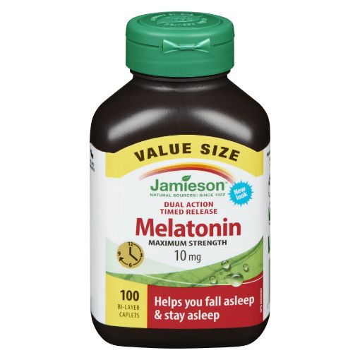 Picture of JAMIESON MELATONIN 10MG VALUE PACK CAPLETS 100S                            
