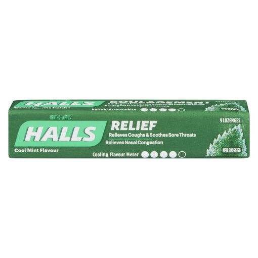 Picture of HALLS LOZENGE - COOLMINT 9S                                                