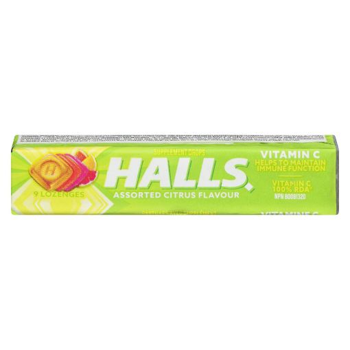 Picture of HALLS LOZENGE VITAMIN C - ASSORTED CITRUS 9S