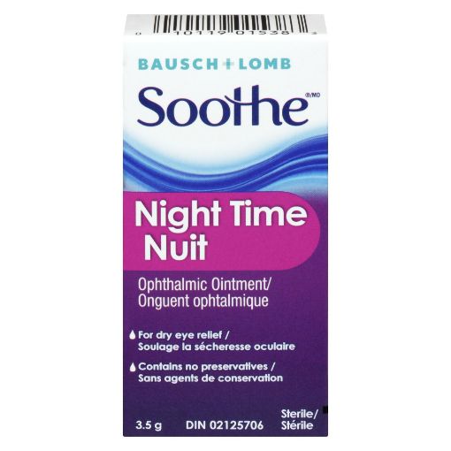 Picture of BAUSCH and LOMB SOOTHE NIGHT TIME 3.5GR