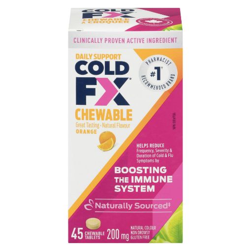 Picture of COLD-FX - ORANGE - CHEWABLES 45S