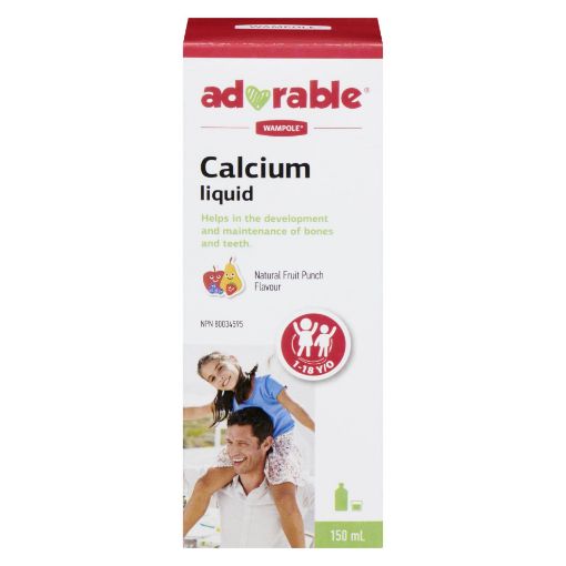 Picture of WAMPOLE ADORABLE CALCIUM LIQUID FOR KIDS 150ML
