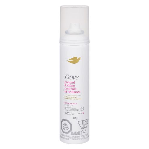 Picture of DOVE STRENGTHENING SHINE HAIRSPRAY - EXTRA HOLD 198GR                      