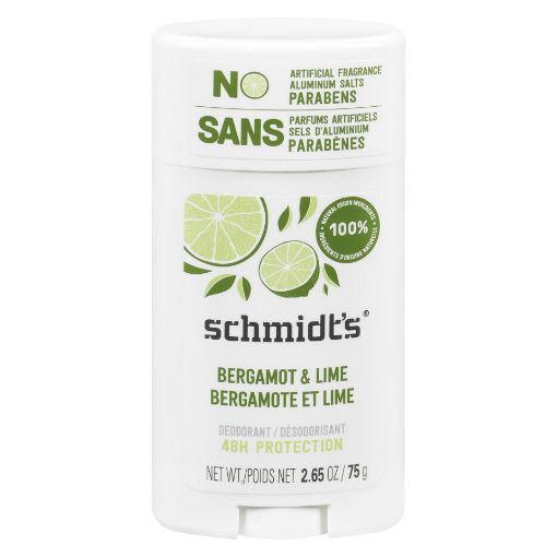 Picture of SCHMIDTS BERGAMOT + LIME DEODORANT STICK 75GR
