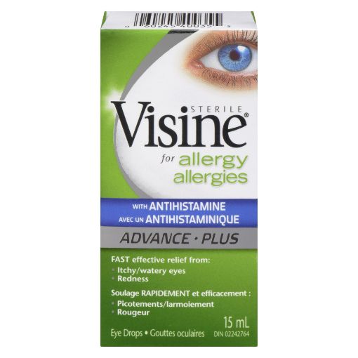 Picture of VISINE ADVANCE EYE DROPS - ALLERGY 15ML                                    
