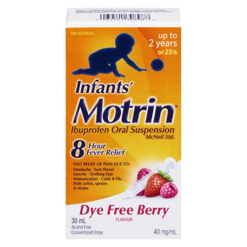 Picture of MOTRIN INFANT IBUPROFEN - DYE-FREE DROPS 30ML