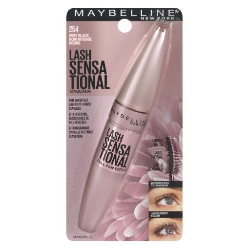 Picture of MAYBELLINE LASH SENSATIONAL MASCARA - VERY BLACK                           