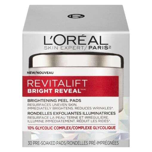 Picture of LOREAL REVITALIFT BRIGHT PEEL PADS 30S                                     