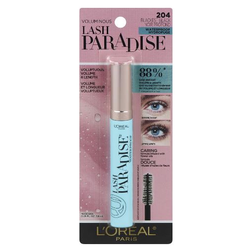 Picture of LOREAL VOLUMINOUS LASH PARADISE MASCARA - WATERPROOF - BLACK BLACK 8ML