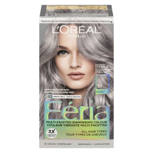Picture of LOREAL FERIA HAIR COLOUR - SILVER                                          