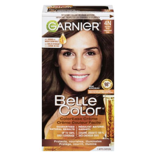 Picture of GARNIER BELLE COLOR HAIR COLOUR - DARK NUDE BROWN 4N                       