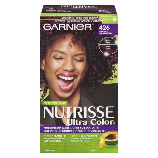 Picture of GARNIER NUTRISSE ULTRA COLOR HAIR COLOUR - DEEP PURPLE #426                