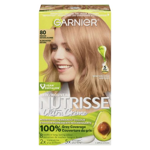 Picture of GARNIER NUTRISSE HAIR COLOUR - BUTTERNUT #80                               