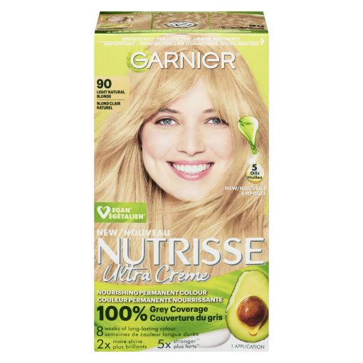 Picture of GARNIER NUTRISSE HAIR COLOUR - LIGHT NATURAL BLONDE #90                    