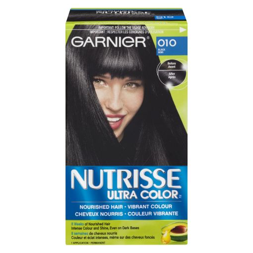 Picture of GARNIER NUTRISSE ULTRA COLOR - NATURAL BLACK #010                          