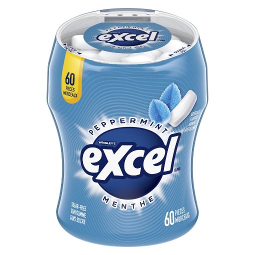 Picture of EXCEL GUM - PEPPERMINT - BOTTLE 60S                                        