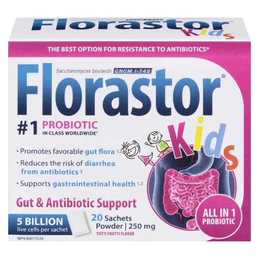 Picture of FLORASTOR DIGESTIVE PROBIOTIC - KIDS 250MG 20S                             