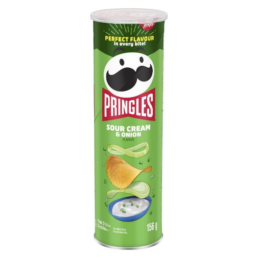 Picture of PRINGLES CHIPS - SOUR CREAM and ONION 156GR