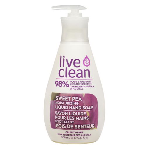 Picture of LIVE CLEAN LIQUID SOAP - SWEET PEA 500ML                                   