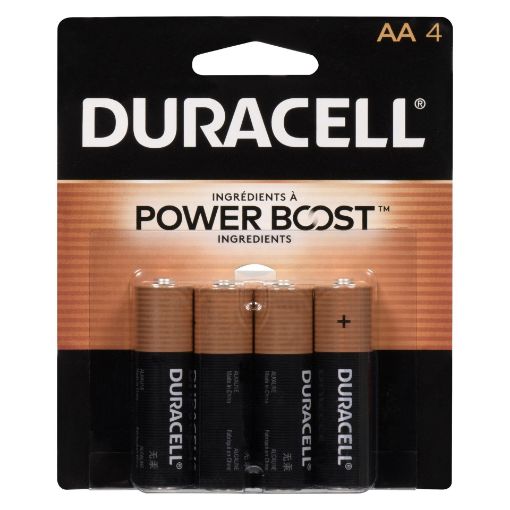 Picture of DURACELL COPPERTOP BATTERIES AA 4S
