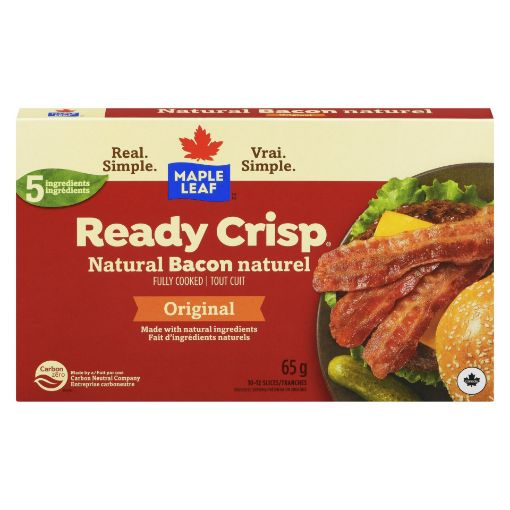 Picture of MAPLE LEAF READY CRISP BACON SLICES 65GR