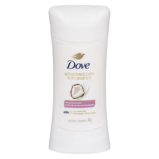 Picture of DOVE ADVANCED CARE INVISIBLE SOLID ANTIPERSPIRANT - CARING COCONUT 74GR    